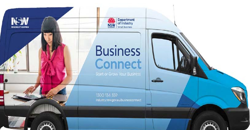 BUSINESS CONNECT BUS IN LITHGOW